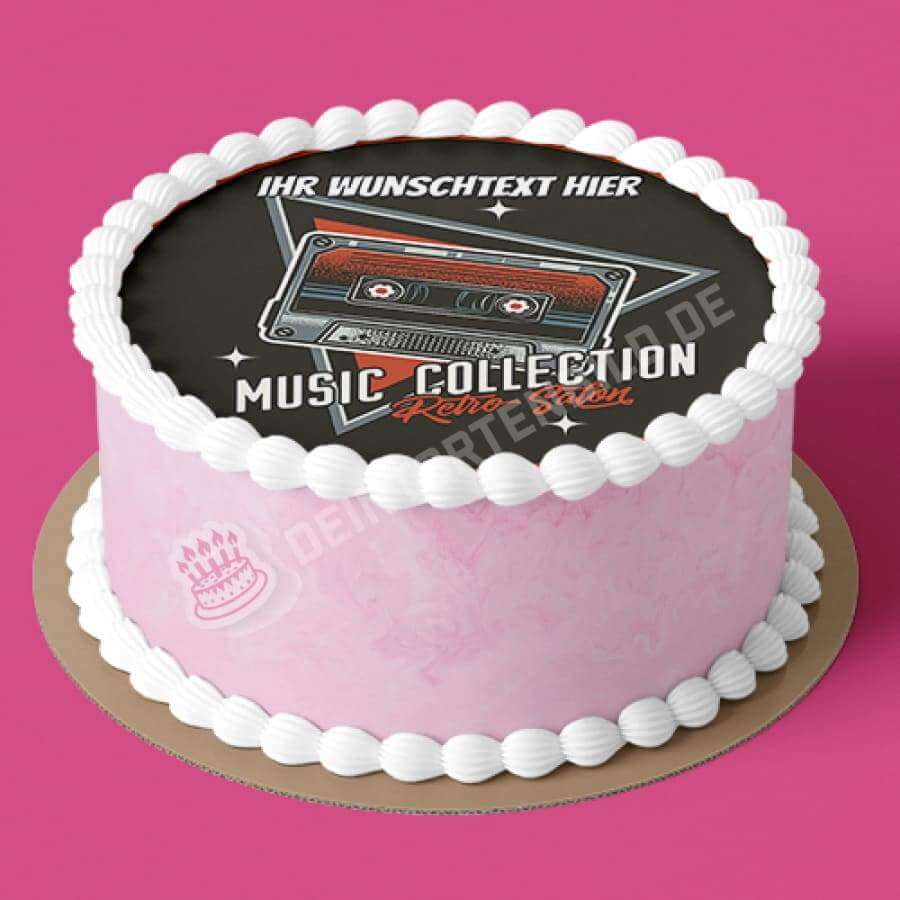 Motiv: Retro Music Collection - Hochwertige und individuelle Tortenaufleger für jeden Anlass
Tortenaufleger Retro Music Collection in 20cm Kreis
Unsere Tortenaufleger sind ein ideales Geschenk für - Tortenbild - DeintortenbildRetro Music Collection
