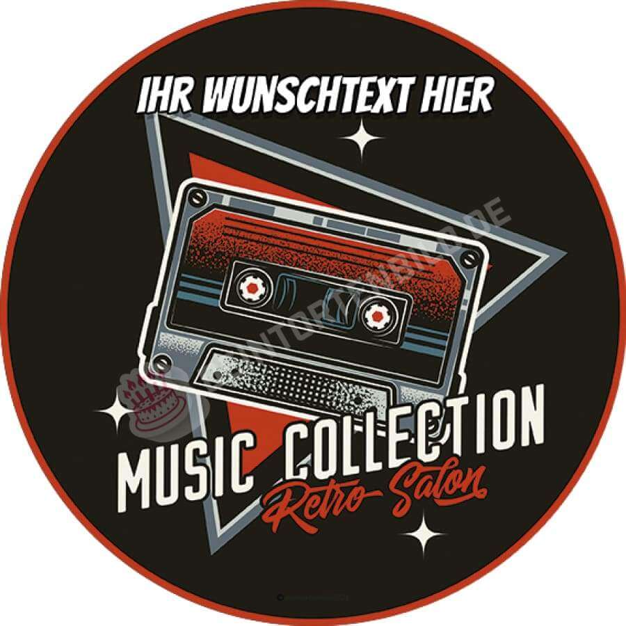 Motiv: Retro Music Collection - Hochwertige und individuelle Tortenaufleger für jeden Anlass
Tortenaufleger Retro Music Collection in 20cm Kreis
Unsere Tortenaufleger sind ein ideales Geschenk für - Tortenbild - DeintortenbildRetro Music Collection