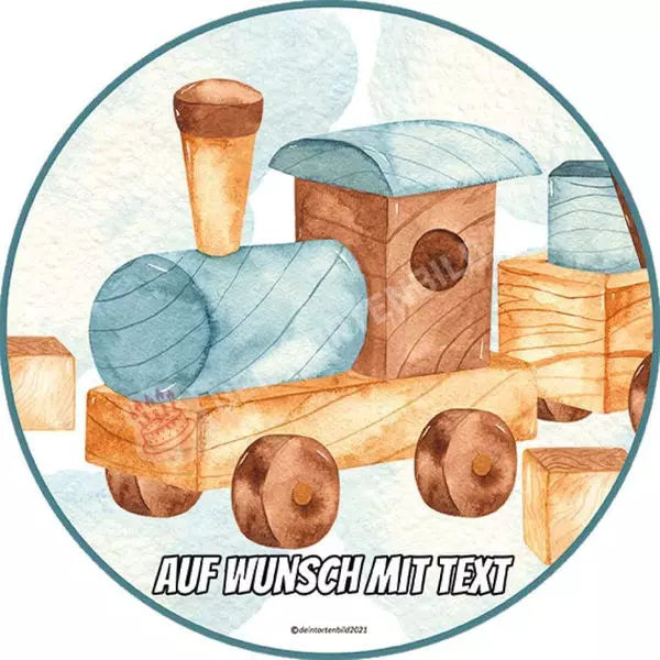 Motiv: Spielzeug Zug - Hochwertige und individuelle Tortenaufleger für jeden Anlass
Tortenaufleger Spielzeug Zug in 20cm Kreis
Unsere Tortenaufleger sind ein ideales Geschenk für besondere - Tortenbild - DeintortenbildSpielzeug Zug