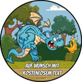 Motiv: Drache Blau Wütend von Deintortenbild – Tortenaufleger, Tortenfoto, Tortenbild, personalisiert & individuell bei Deintortenbild.de