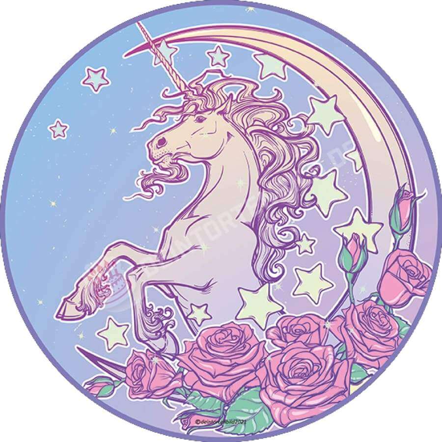 Motiv: Pastell Einhorn mit Mond und Rosen - Deintortenbild.de Tortenaufleger aus Esspapier: Oblatenpapier / Stay fabulous, Oblatenpapier / Happy Birthday, Oblatenpapier / Queen, Oblatenpapier / Ohne Text, Zuckerpapier / Stay fabulous, Zuckerpapier / Happy Birthday, Zuckerpapier / Queen, Zuckerpapier / Ohne Text, Fondantpapier / Stay fabulous, Fondantpapier / Happy Birthday