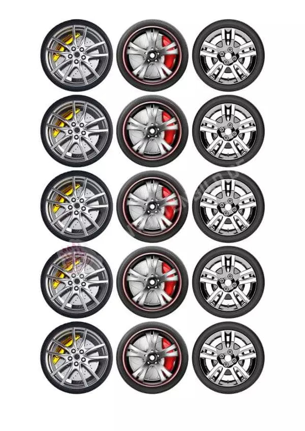 Muffinaufleger: Auto Reifen - Hochwertige und individuelle Muffinaufleger für jeden Anlass
Muffinaufleger Auto Reifen in 4-5cm Kreis
Unsere Muffinaufleger sind ein ideales Geschenk für besondere  - Muffinaufleger - DeintortenbildAuto Reifen