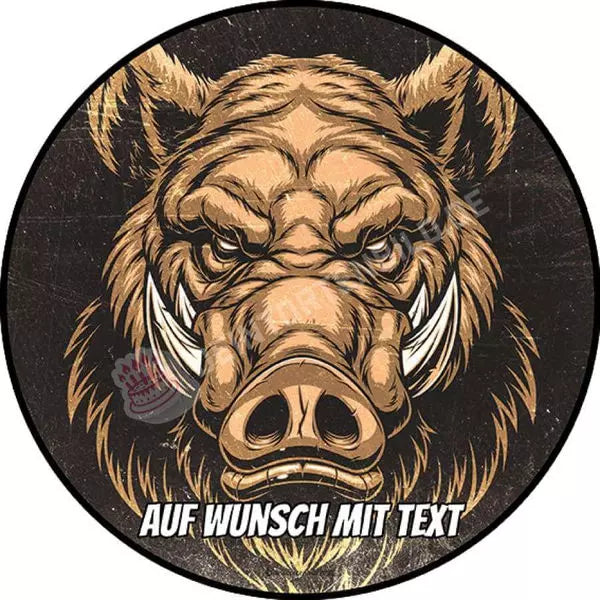 Motiv: Wildschwein - Deintortenbild.de Tortenaufleger aus Esspapier: Oblatenpapier, Zuckerpapier, Fondantpapier
